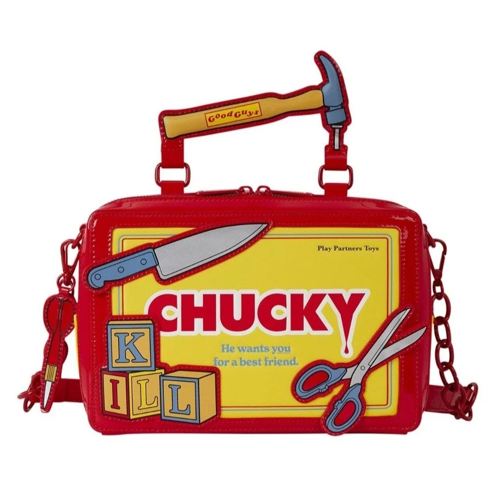 Loungefly Chucky Good Guys Tool Chest Crossbody Bag‎ & Childs Play WALLET Horror